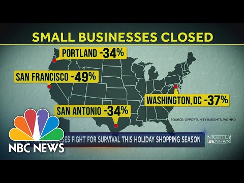 Minute Companies Fight for Survival In Tough Covid-19 twelve months | NBC Nightly News